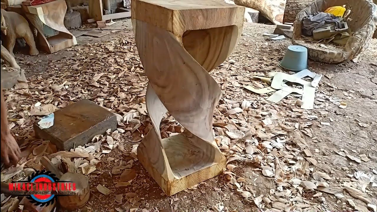 Twisted Bar Stool